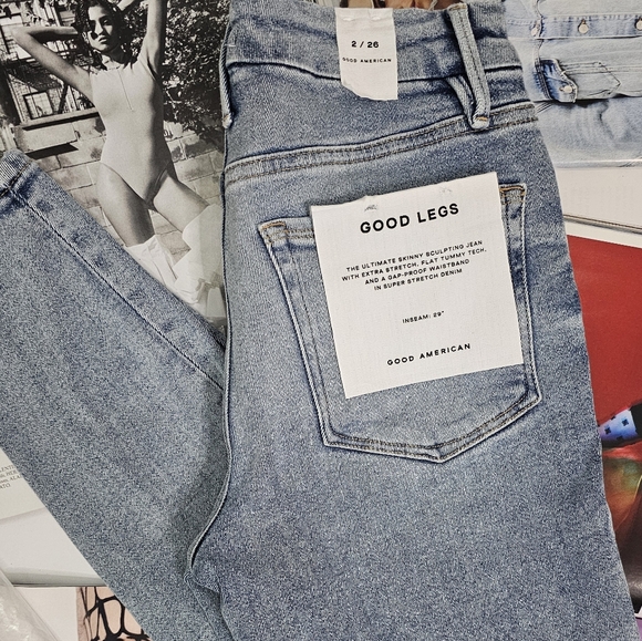 Good American Good Legs Jeans NWT size 2 - Picture 5 of 9
